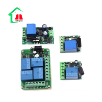 Module émetteur relais universel sans fil RF 433/433 Mhz, interrupteur de contrôle à distance, 4ch