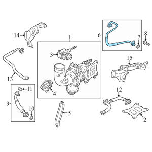 2018-2024 AUDI Q5 2.0L - Turbo LÍNEA DE ACEITE/TUBO (Suministro) 06L145778M 06L145778H - Product Image 6
