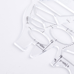 Regla de plástico recta transparente barata al por mayor de 12cm, plantilla matemática profesional para herramienta de medición escolar y de oficina - Product Image 3