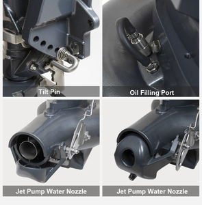 Moteur hors-bord Yakama 2 temps à jet, 15 CV, 30 CV, 40 CV, 60 CV, avec gouvernail et arbre court, pour rivières peu profondes - Vente en gros - Product Image 3