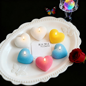 Vela Aromática con Forma de Corazón para el Día de San Valentín, Adornos para el Hogar, Accesorios para Decoración de Escenas - Product Image 3