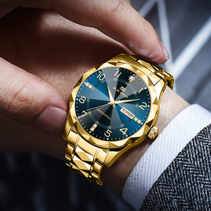 Elegant Black <b>Case</b> Men's Watch, Rhinestone Decor Dial Waterproof Business Casual Wristwatch - Product Image 6