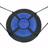 Zoshine Factory Balançoire Saucer pour enfants de 40 pouces, en alliage résistant aux intempéries, garantie 3 ans, avec cordes de suspension réglables, pour jardin et aire de jeux
