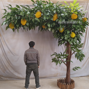 Árbol de <span class=keywords><strong>Durian</strong></span> Artificial Grande, Decoración de Frutas para Interiores y Exteriores, Supermercados, Fruterías, Paisajismo - Product Image 3