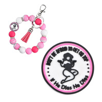 Nieuwe product op maat gemaakte siliconen focal beads grappige stoere luxe tas kralen voor pen maken losse kralen