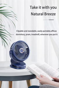 Mini ventiladores de refrigeración recargables por USB de 5V, Enfriador de aire eléctrico portátil de alto viento para cochecito de bebé, coche, Hotel al aire libre, RV, uso doméstico - Product Image 2