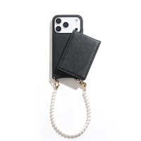Étui de téléphone multifonctionnel en cuir à bandoulière avec porte-cartes magnétique détachable pour iPhone 17 16 15 14 13 12 Pro Max