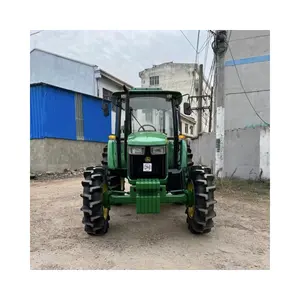 Подержанный агротационный трактор 95 л.с. 954 сельскохозяйственный трактор с дисковым плужем тягач с прицепом