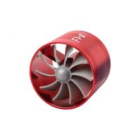 Turbin Supercharger Universal Single Turbo Fan 65-75mm Penghemat Bahan Bakar Udara untuk Mobil Suku Cadang Mobil Baru Supercharger