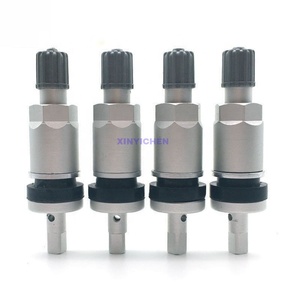 Valves pour système de pression des pneus, livraison gratuite, capteur TPMS sans chambre à air, alliage d'aluminium - Product Image 6