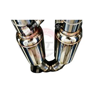 Vortex Stainless Steel 304 Performance Catback Exhaust for BMW M3 E90 E92 E93 4.0L S65 V8 X Pipe Dual Valved <b>Quad</b> Tip Kit - Product Image 3
