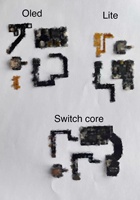 Juego de Cables FPC Internos de Repuesto para la Versión Lite y OLED del Chip RP2040 para CPU de Consola de Juegos