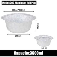 Ensemble de casseroles en aluminium, récipient de camping portable avec couvercle, résistant au four et de qualité alimentaire pour la cuisine en plein air
