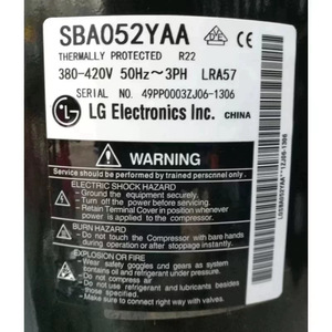 Compresseur de réfrigération pour climatisation LG SAB052YNA 3Ph 50Hz 380 420V R22 Protection thermique - Product Image 3