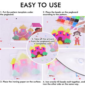 Wholesale 24 Colors PE Hama Beads Toys Ironing Fuse DIY Animal Perler Beads JLT Educational Toys <b>for</b> Children - Product Image 4