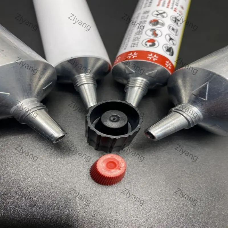 금속 튜브 접착제 빈 튜브 제조업체 빈 접착제 라텍스 광택 용기 알루미늄 접을 수있는 튜브