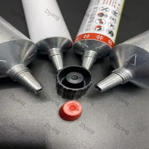 Metal Tube Collapsible Aluminum Packaging Tube for Glue  Adhesive  Epoxy  Silicone Sealant