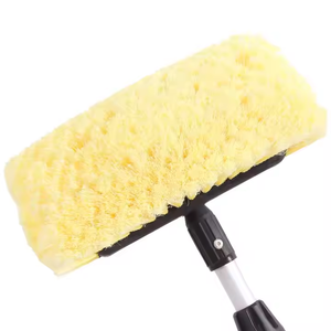 Lave-voiture télescopique multifonctionnel avec manche long et poils souples Panneau solaire <span class=keywords><strong>Brosse</strong></span> à plancher en verre pour un <span class=keywords><strong>lavage</strong></span> efficace - Product Image 5