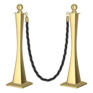 Barrière de contrôle de foule portable de qualité supérieure pour hôtels, banques, VIP, avec poteaux <span class=keywords><strong>et</strong></span> cordes de marquage pour <span class=keywords><strong>tapis</strong></span> rouge - Product Image 1