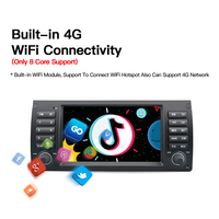 Lecteur multimédia Android 12 Car GPS Navigation Auto Screen CarPlay Pour BMW X5 E53 2000-2005 Radio Magnétophone DSP WIFI MAPS