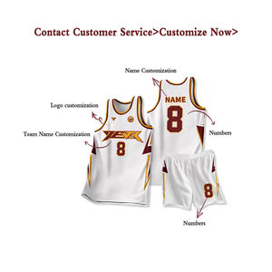 Vente en gros de maillots de basket-ball respirants de la meilleure qualité maillots de basket-ball à séchage rapide meilleures ventes pour toutes les équipes - Product Image 6