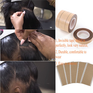 Nastro riccio non rilevabile Showjarlly nelle estensioni dei <span class=keywords><strong>capelli</strong></span> <span class=keywords><strong>capelli</strong></span> umani indiani grezzi neri naturali al 100% per <span class=keywords><strong>capelli</strong></span> afroamericani - Product Image 6
