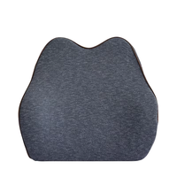 Haute qualité carré chaise de bureau coussin tricoté mousse à mémoire taille soutien oreiller pour voiture confortable Massage dos repos