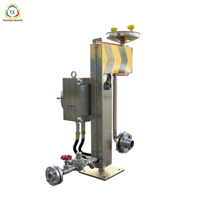 Équipement <span class=keywords><strong>de</strong></span> sécurité, station <span class=keywords><strong>de</strong></span> lavage oculaire verticale à alimentation par gravité, en acier inoxydable 316, avec chauffage électrique, pour les urgences - Product Image 4