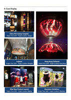 Écrans LED flexibles P2.5 personnalisés pour intérieur, affichage publicitaire pliable, écran IP65, animations vidéo de fond