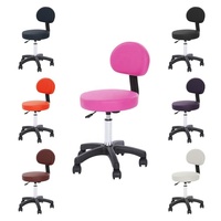 Chaise de massage ronde OEM à roulettes, réglable en hauteur, pour spa, salon de massage