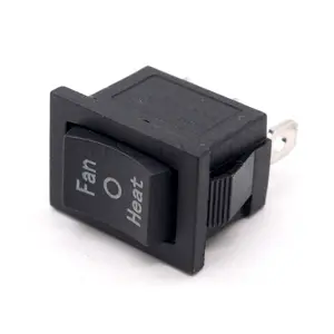 KCD1 Electrical Power 3 Position Waterproof 12V ON-OFF Momentary Rocker Switch