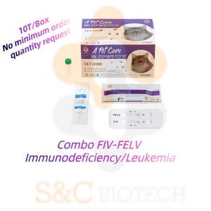 VIF VILEF 콤보 에이즈 (FIV) 및 백혈병 바이러스 (FeLV) 키트 백혈병 바이러스 페이나 - Product Image 2