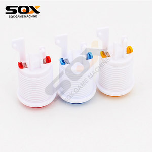 カラフルなアーケードゲーム機アクセサリープラスチックプッシュボタンスイッチアメリカンスタイルプッシュボタン - Product Image 4