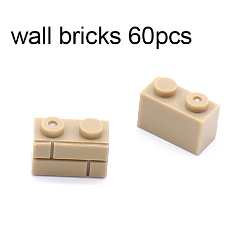 Brique murale JX018c-tan, 60 pièces