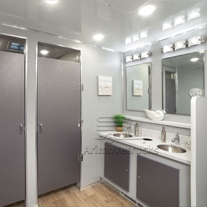 Chine à l'extérieur de luxe Portable salles de bains <span class=keywords><strong>chariot</strong></span> Portable toilette remorque Camping caravane Mobile toilette remorque - Product Image 3