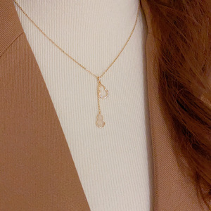 Collier en calcédoine Resoul avec pendentif gourde pour femme, bijou porte-bonheur, <span class=keywords><strong>pierre</strong></span> de guérison orientale, amulette de fortune, chaînes de colliers en gros - Product Image 3