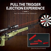 Reobrix 77026 Super Sniper Firearms, briques de construction DIY, armes à feu DIY, jouets pour enfants, cadeau, 1336 pièces, ensembles de blocs de construction