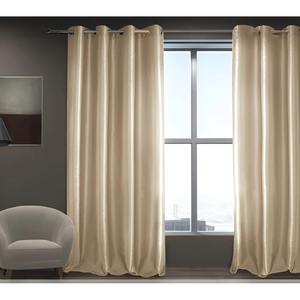 RAIN LINE - Tenda a occhielli in poliestere 140x280cm Oro - Product Image 1