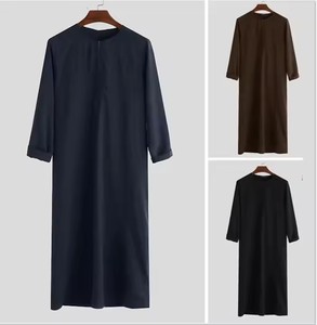 <span class=keywords><strong>เสื้อ</strong></span>คลุมมุสลิมสไตล์อาหรับกลางตะวันออกเสื้อมีซิปสำหรับผู้ชายมาเลย์ใหม่ S-5XL - Product Image 3
