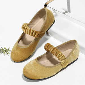 <b>Soft</b>-soled Girls Small Leather <b>Shoes</b> Fashion Party Rose Gold Bow Single Dress <b>Shoes</b> - Product Image 6