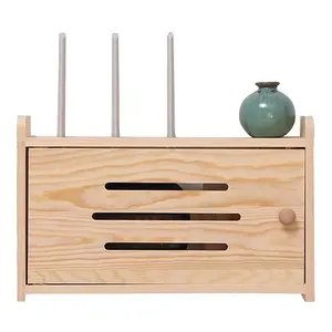 Boîte de rangement murale pour routeur WiFi Étagère murale de gestion des câbles - Product Image 1