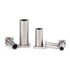 จำหน่ายโดยตรงจากโรงงาน ตลับลูกปืนเชิงเส้นแบบมีหน้าแปลนชุบไฟฟ้ารูปทรงสี่เหลี่ยม LMK-LUUA รางเลื่อนและรางนำทางที่เคลื่อนที่ได้อย่างราบรื่น - Product Image 2