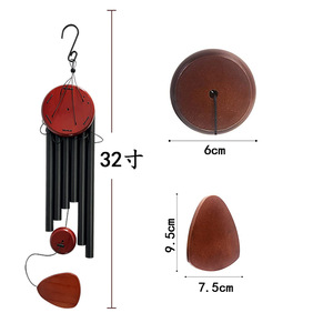 Campane a <span class=keywords><strong>Vento</strong></span> Commemorative Personalizzate da 32 Pollici per Esterni, Campane a <span class=keywords><strong>Vento</strong></span> Commemorative <span class=keywords><strong>con</strong></span> 6 Tubi da Appendere - Product Image 3