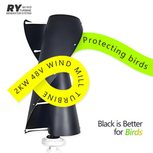 Petite éolienne 2000W, générateur éolien horizontal, <span class=keywords><strong>alternateur</strong></span> à <span class=keywords><strong>aimant</strong></span> <span class=keywords><strong>permanent</strong></span> triphasé AC pour système hybride résidentiel - Product Image 1