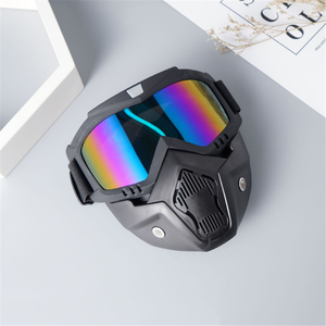 <span class=keywords><strong>Masque</strong></span> intégral de moto tout-terrain, lunettes <span class=keywords><strong>vintage</strong></span> coupe-vent, <span class=keywords><strong>masque</strong></span> ouvert pour snowboard, lunettes de protection - Product Image 5