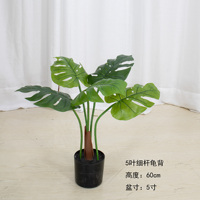 Reiskofferdecoratie Bloemen Spirale Topiary Bonsai Eiken Kwaliteit Eco Wand Groene Bloesems Planten Kunstmatige Palmbladeren