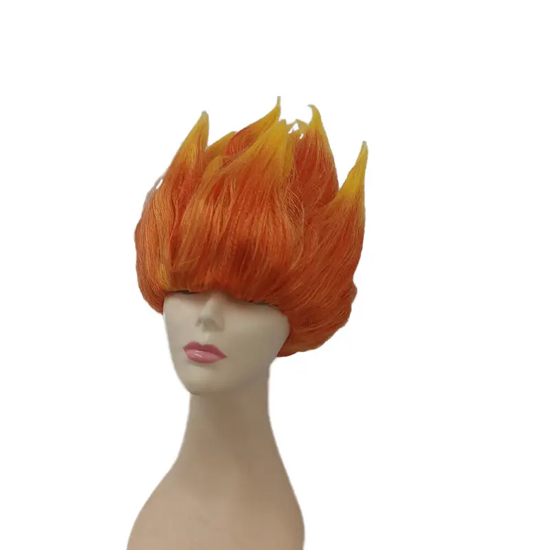 Halloween Dragon Ball perruque adulte enfants animation parent-enfant perruque cosplay super Saiyan performance cheveux