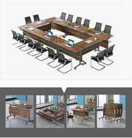 Table de conférence modulaire, petit meuble de haute qualité