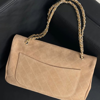 Bolso Tote de Cuero de Ante Vintage para Mujer, Marca Privada 2026, Tamaño Grande, para Negocios, Corporativo, Almacenamiento de Maquillaje