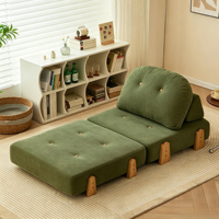 Canapé en tissu, style « bloc de tofu », canapé pour petit appartement, fauteuil lounge, ensemble de canapés pliants pour salon, canapé-lit modulaire
